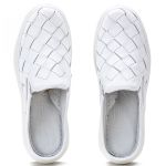 Mule Masculino Confort Trançado Branco