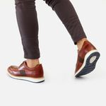 Sapato Loafer Elite Couro Premium Mouro Chelsea 