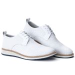 Loafer Elite Couro Premium Chelsea Branco