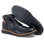 Loafer Elite Couro Premium Comfort All Black