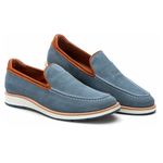 Sapato Masculino Elite Couro Premium Azul