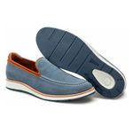 Sapato Masculino Elite Couro Premium Azul