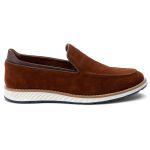 Sapato Masculino Elite Couro Premium Camurça Castor