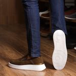 18002 Nobuck Militar Olimpo Branco/Hamber 