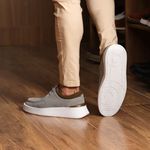 18003 Camurça/Nobuck Cinza/Militar Olimpo Branco/Hamber