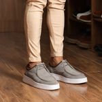 18003 Camurça/Nobuck Cinza/Militar Olimpo Branco/Hamber