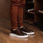 18003 Comfort Café/Preto Olimpo Branco/Preto