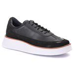 7708 Comfort/Nobuck Preto/Preto Alaska Branco