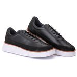7708 Comfort/Nobuck Preto/Preto Alaska Branco