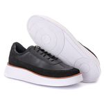 7708 Comfort/Nobuck Preto/Preto Alaska Branco