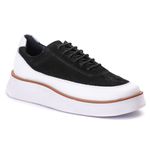 7708 Nobuck/Comfort Preto/Branco Alaska Branco