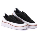 7708 Nobuck/Comfort Preto/Branco Alaska Branco