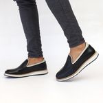 Sapato Masculino Elite Couro Premium Comfort Preto