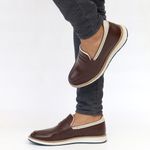 Sapato Masculino Casual Premium Café