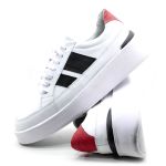 18005 Comfort Branco/Preto/Vermelho Olimpo Branco/Preto 