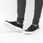 5511 Sapato Masculino Slip On Milano Preto
