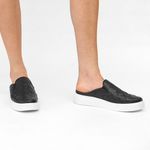 Mule Masculino Confort Trançado Preto