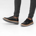 7503 Comfort/Nobuck Preto Dubay Chumbo