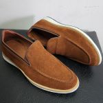Sapato Masculino Elite Couro Premium Camurça Castor