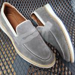 Sapato Masculino Casual Premium Camurça Grafite