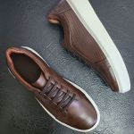 4023 Sapato Masculino Milano Comfort Trice Café