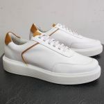 5512 Sapato Masculino Casual Milano Comfot Branco Castor