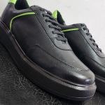 5512 Sapato Masculino Casual Milano Comfot Preto Verde
