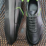 5512 Sapato Masculino Casual Milano Comfot Preto Verde