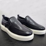 5514 Sapato Masculino Em Couro Slip On Milano Preto