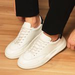 27004 FLOATER BRANCO NOBUCK PRETO SANTORINI GELO PALHA