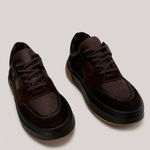 30507 SELARIA CAFE NOBUCK CAFE FLOATER PRETO SIDNEY PRETO LATEX