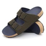 Birken Masculina Nobuck Verde Militar