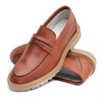 Sapato Masculino Casual Confort Viena Castor