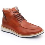 Loafer Elite Couro Premium Comfort Castor 