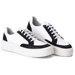 Sapato Casual Masculino Everest Branco e Preto