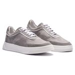 Tenis Masculino Confort Rio SELARIA CINZA/CAMURÇA CINZA/FLY BRANCO