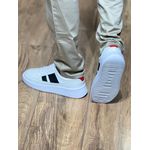 Tenis Masculino Confort Branco-Preto-Vermelho Porto Branco
