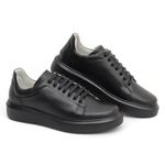 Sneaker Masculino Milão Comfort Allblack 