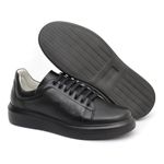 Sneaker Masculino Milão Comfort Allblack 