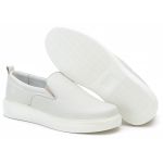 Sapato Masculino Slip On Milão Off White