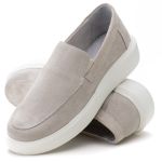 Slip On Masculino Em Couro Milão Areia