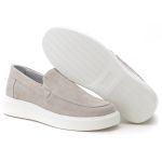 Slip On Masculino Em Couro Milão Areia