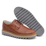 Sapato Masculino Derby Tratorado Trice Castor 