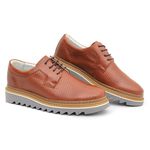Sapato Masculino Derby Tratorado Trice Castor 