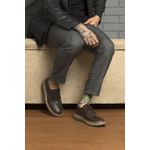 Sapato Masculino Derby Tratorado Trice Preto