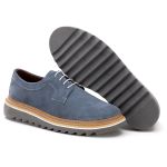Sapato Masculino Tratorado Dubay Azul Claro