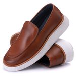 Sapato Masculino Slip On Alaska Castor