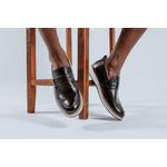 Loafer Elite Couro Premium Preto