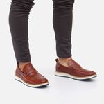 Loafer Elite Couro Premium Castor 