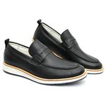 Loafer Elite Couro Premium Preto